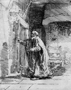ブラインド・トビット、1651 作： Rembrandt van Rijn